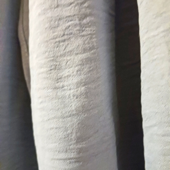 Smoke Blue Gauzy Maxi Dress Elastic Waist Dress - Picture 8 of 10